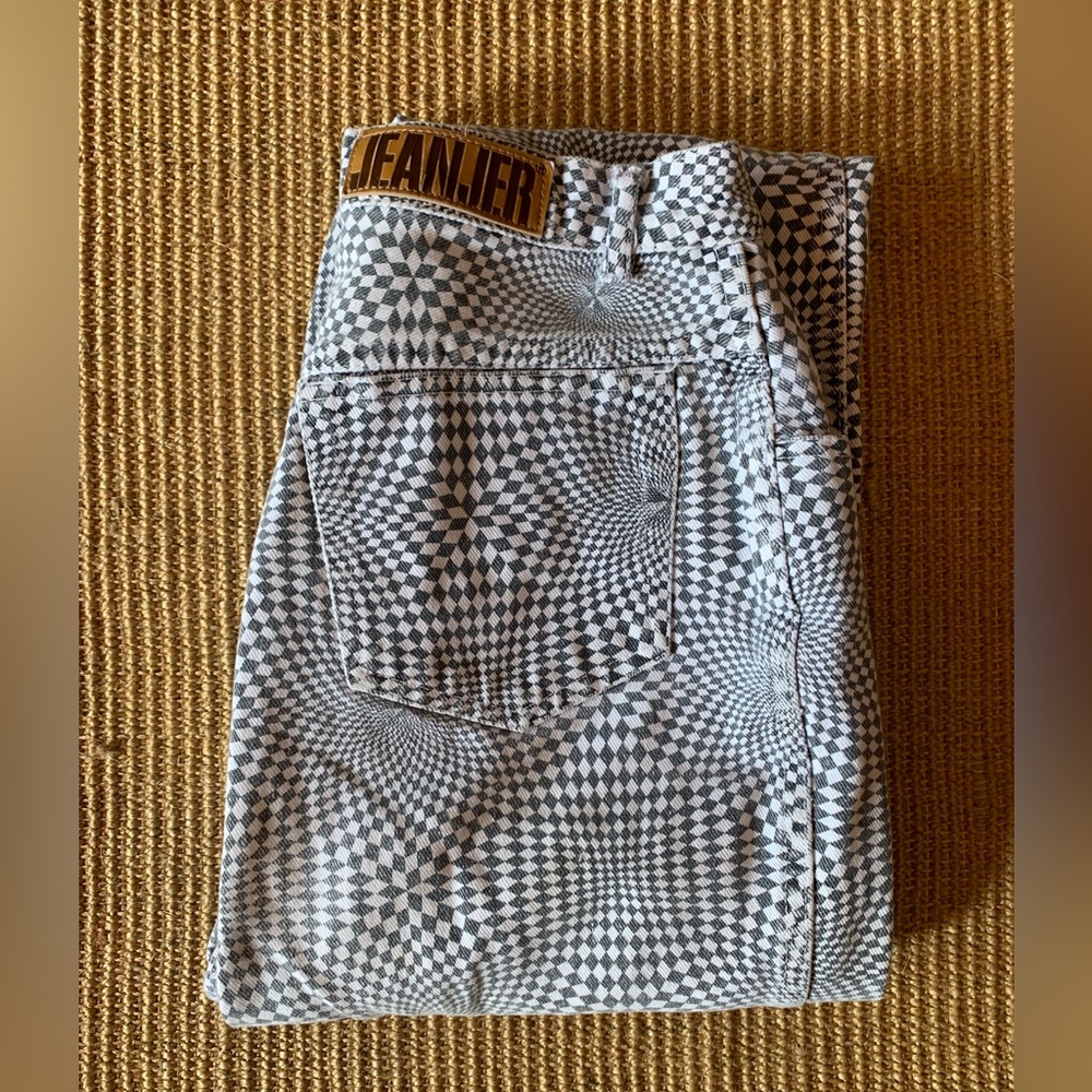 Rare Vintage Jeanjer 1980s Optical Illusion Jeans, Women’s 2-3 - Picture 16 of 16
